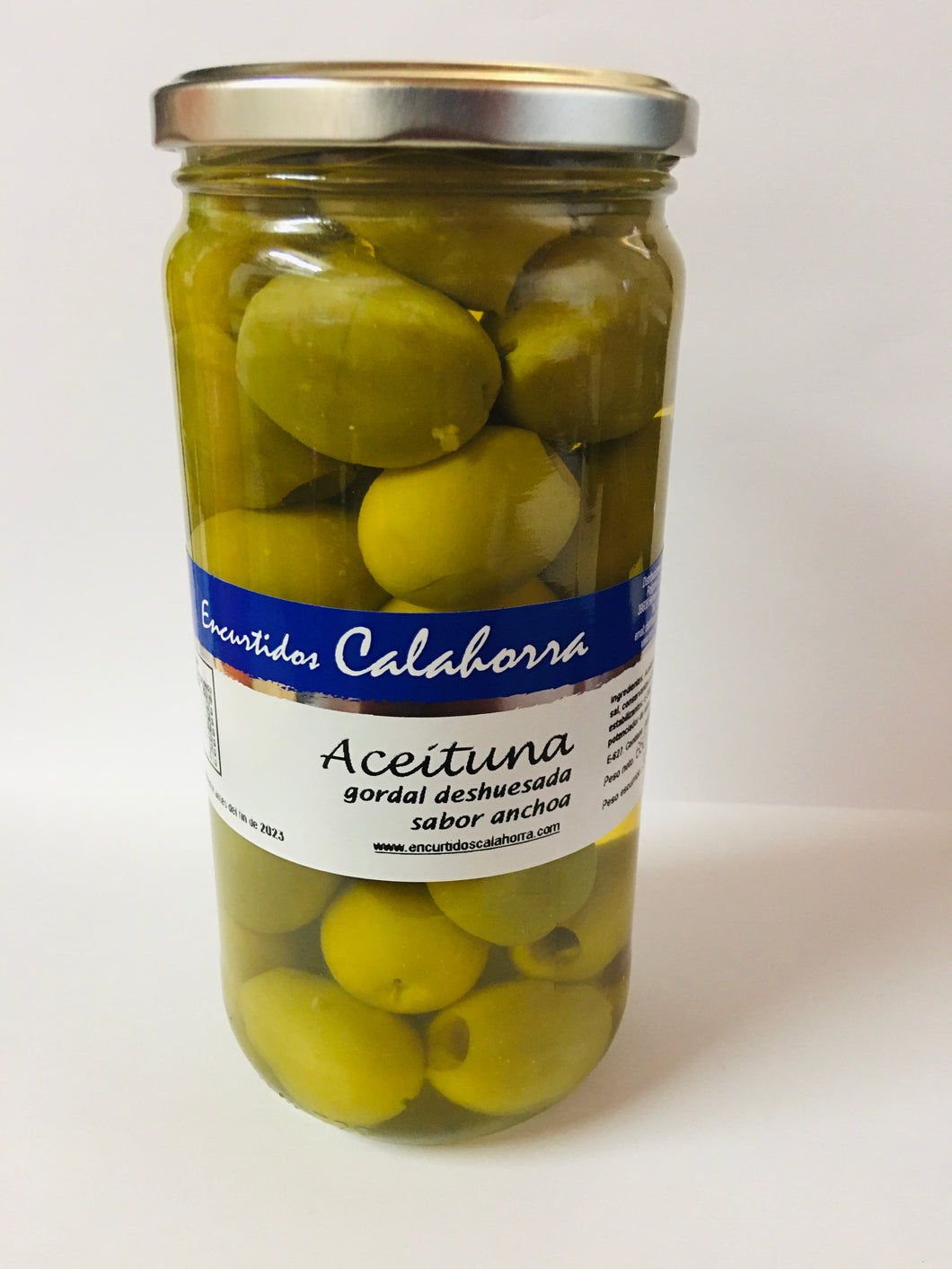 Aceituna gordal deshuesada sabor anchoa